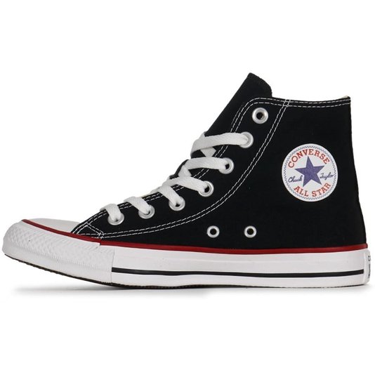 Tenis Converse Ct As Core Hi Preto/Branco/Vermelho
