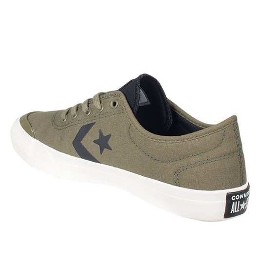 Tênis Converse Stoke Verde Musgo/Preto/Branco