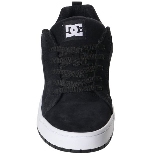Tênis Dc Shoes Court Graffik Tx Preto/Cinza/Branco