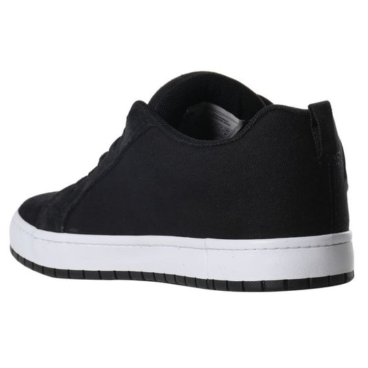 Tênis Dc Shoes Court Graffik Tx Preto/Cinza/Branco