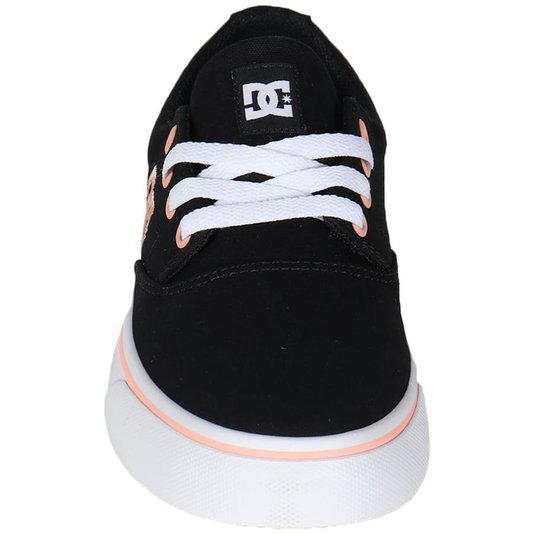 Tenis Dc Shoes New Flash 2 Tx Preto/Branco/Salmao