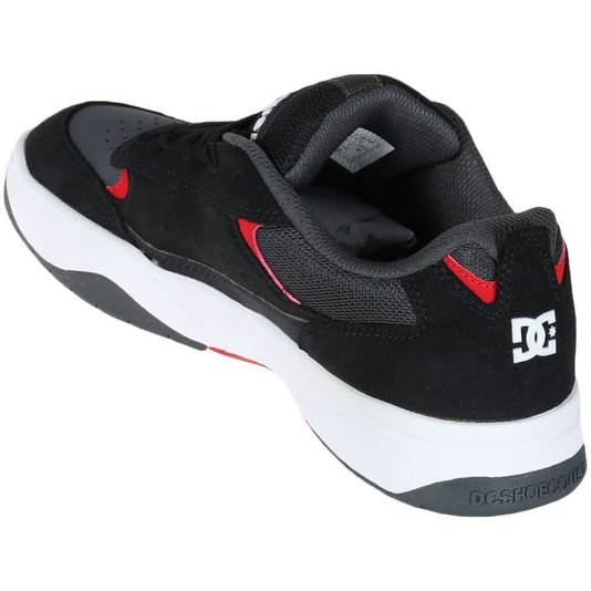 Tenis Dc Shoes Penza Imp Preto/Cinza/Vermelho