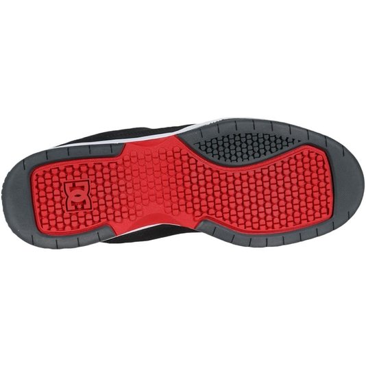 Tenis Dc Shoes Penza Imp Preto/Cinza/Vermelho