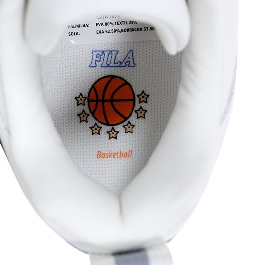Tênis Fila Ace Branco/Cinza/Azul
