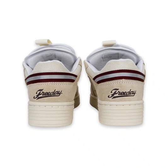 Tênis Freeday Switch Creme/Bordo