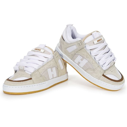Tênis Hocks Bold Bege/Branco