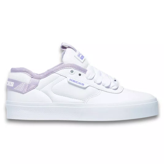 Tênis Hocks Flat Core Branco/Lilas
