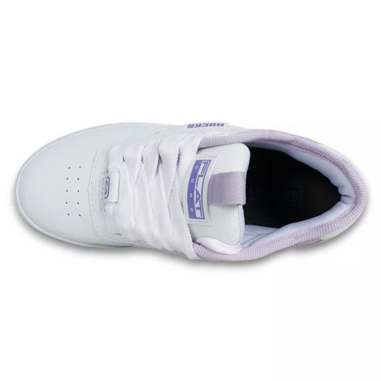Tênis Hocks Flat Core Branco/Lilas