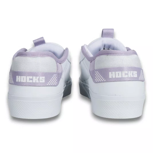 Tênis Hocks Flat Core Branco/Lilas