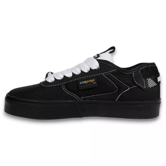 Tênis Hocks Flat Core Cordura Preto/Branco