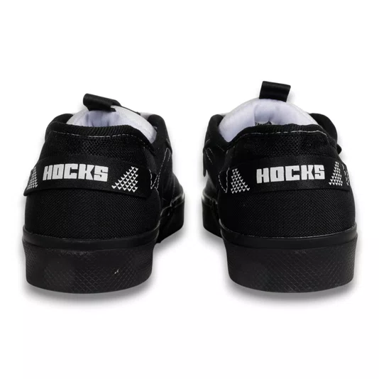 Tênis Hocks Flat Core Cordura Preto/Branco