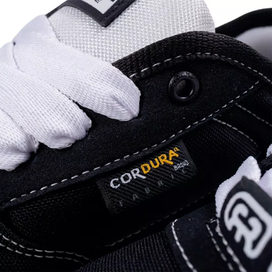 Tênis Hocks Flat Core Cordura Preto/Branco
