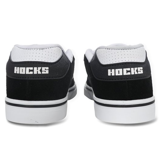 Tênis Hocks Flat Lite Preto/Branco