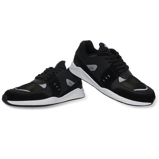Tênis Hocks Pulsus Preto/Branco/Furta-Cor