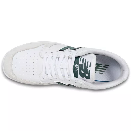 Tênis New Balance 480 Low Branco/Verde