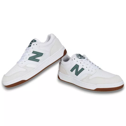 Tênis New Balance 480 Low Branco/Verde