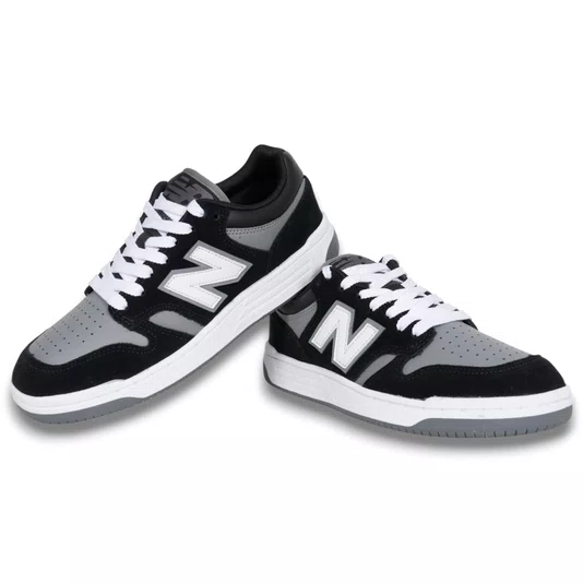 Tênis New Balance 480 Low Preto/Cinza