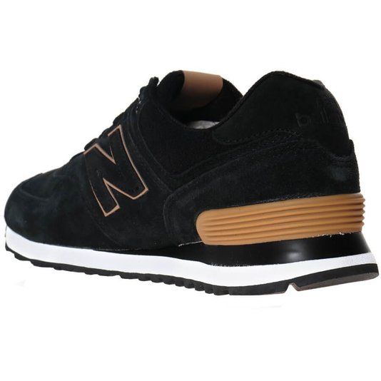 Tênis New Balance Classic 574 Preto/Marrom