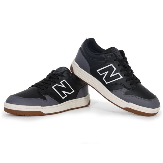 Tênis New Balance Nb 480 Low Preto/Cinza
