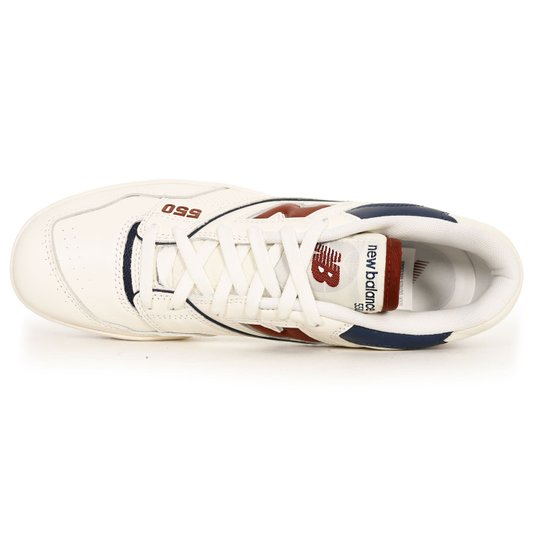 Tênis New Balance Nb 550 Branco/Bordô
