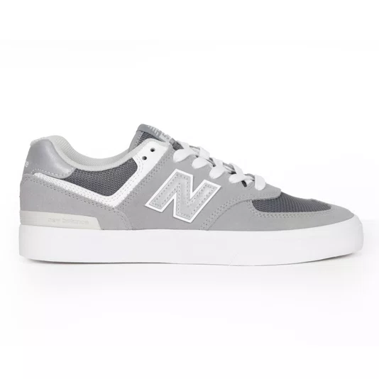 Tênis New Balance Nb Numeric 574 Cinza/Branco