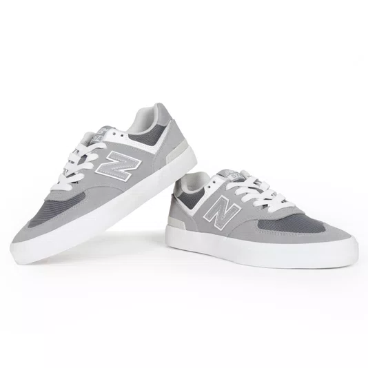 Tênis New Balance Nb Numeric 574 Cinza/Branco