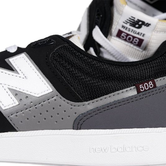 Tênis New Balance Nb Numeric Brandon Westgate 508 Preto/Cinza/Branco