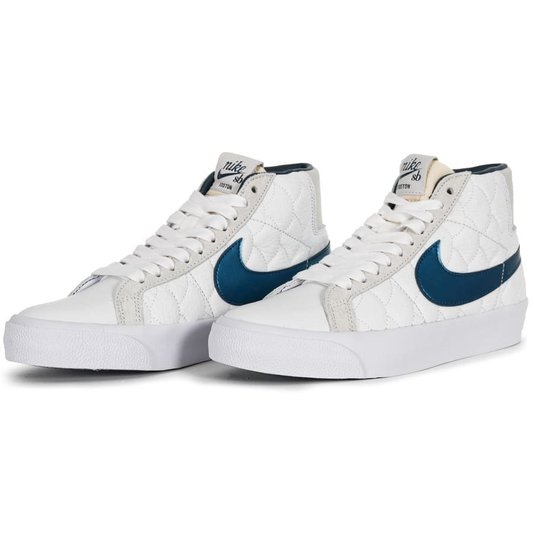 Tênis Nike Sb Blazer Zoom Mid Erik Coston Branco/Azul