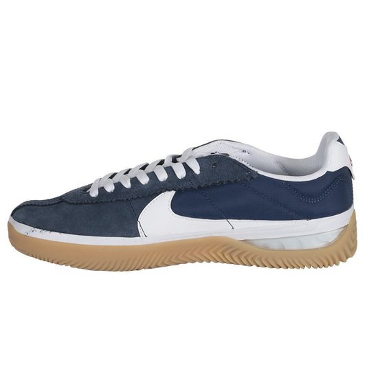 Tênis Nike Sb Brsb Eco Branco/Azul Marinho