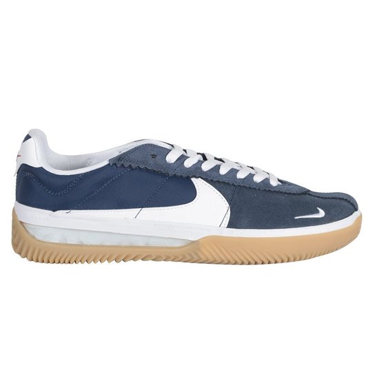 Tênis Nike Sb Brsb Eco Branco/Azul Marinho