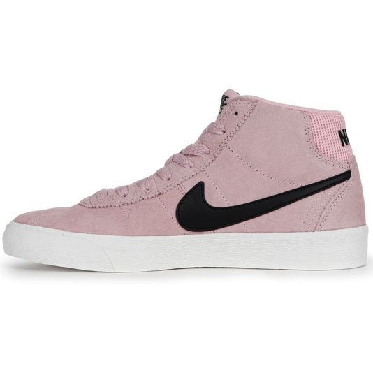 Tênis Nike Sb Bruin High Rosa/Branco/Preto