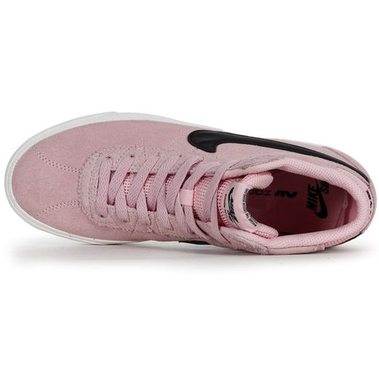 Tênis Nike Sb Bruin High Rosa/Branco/Preto