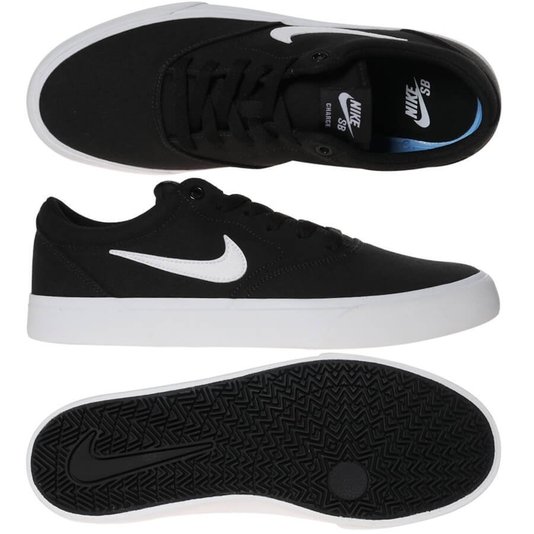 Tênis Nike Sb Charge SLR Preto/Branco