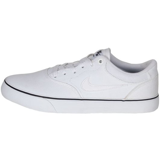 Tênis Nike Sb Chron 2 Canvas Branco/Preto