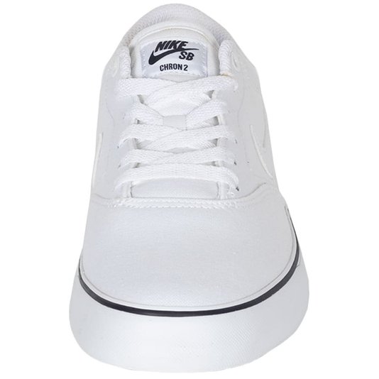 Tênis Nike Sb Chron 2 Canvas Branco/Preto