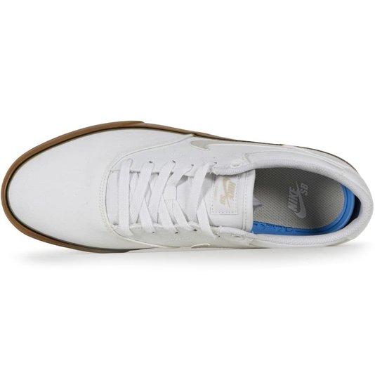Tênis Nike Sb Chron 2 Canvas Branco/Preto/Natural