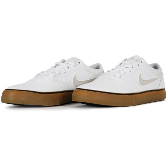 Tênis Nike Sb Chron 2 Canvas Branco/Preto/Natural