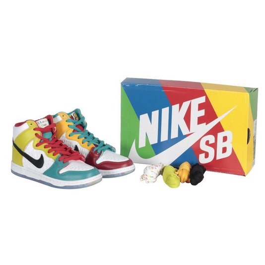 Tênis Nike Sb Dunk High Pro Froskate All Love Branco/Colorido