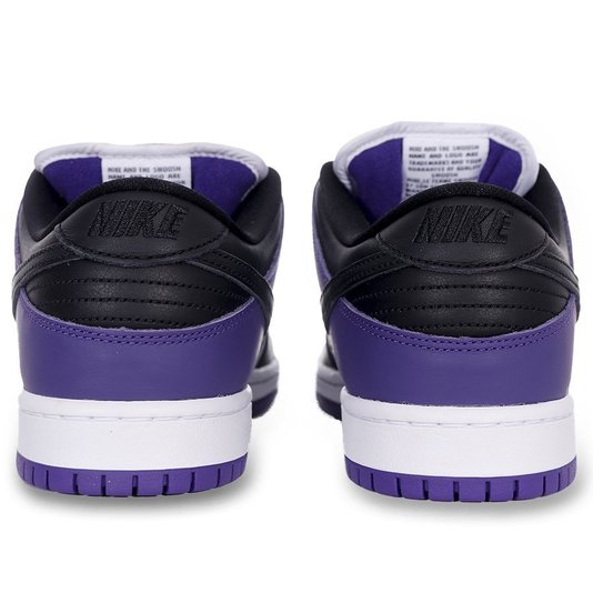 Tênis Nike Sb Dunk Low Pro Preto/Branco/Roxo