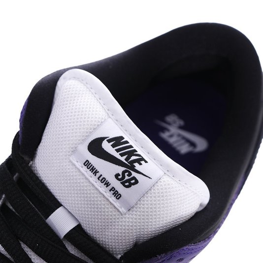 Tênis Nike Sb Dunk Low Pro Preto/Branco/Roxo