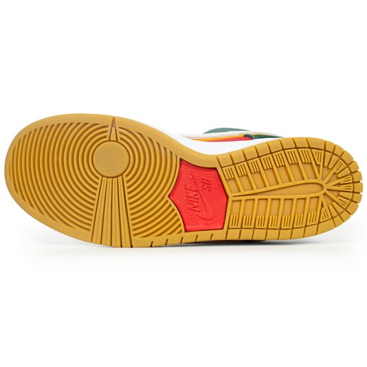 Tênis Nike Sb Dunk Low Pro Supersonics Prm Verde/Vermelho/Branco