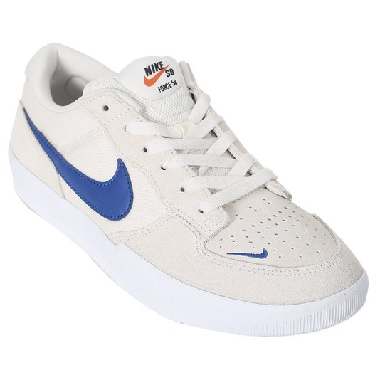 Tênis Nike Sb Force 58 Off White/Azul/Branco
