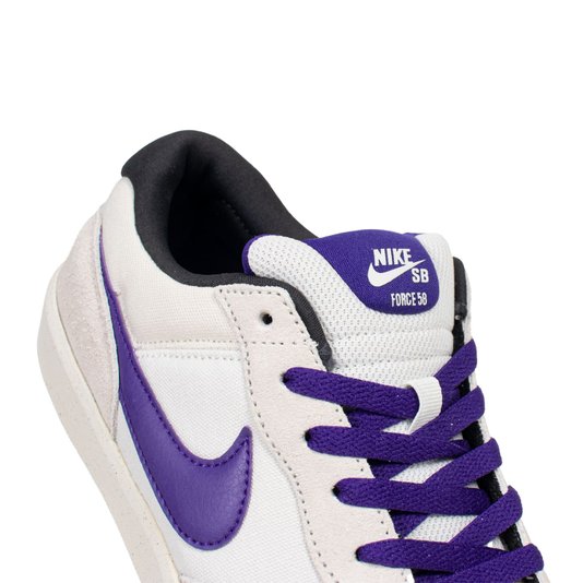 Tênis Nike Sb Force 58 Off White/Roxo