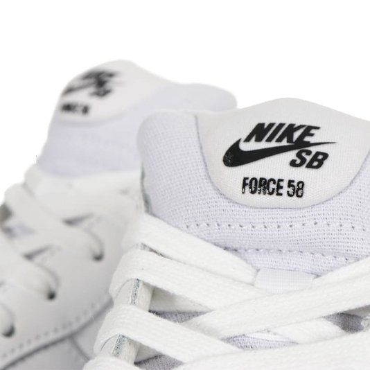 Tênis Nike Sb Force 58 Premium Branco/Preto