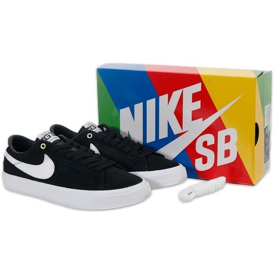 Tênis Nike Sb Zoom Blazer Low Pro Gt Preto/Branco