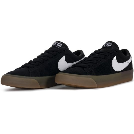 Tênis Nike Sb Zoom Blazer Low Pro Gt Preto/Branco/Marrom