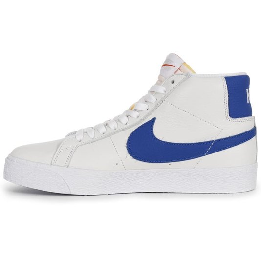 Tênis Nike Sb Zoom Blazer Mid Iso Branco/Azul