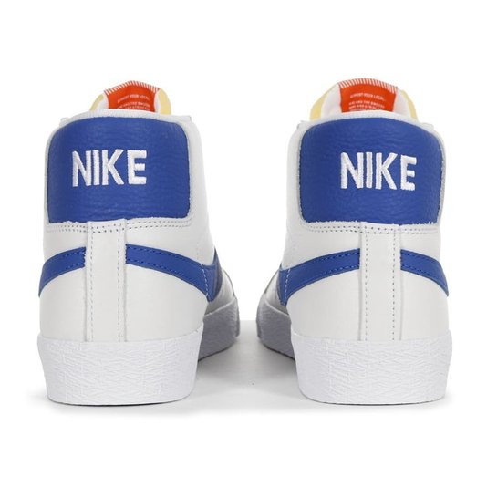Tênis Nike Sb Zoom Blazer Mid Iso Branco/Azul