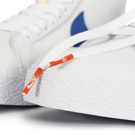 Tênis Nike Sb Zoom Blazer Mid Iso Branco/Azul
