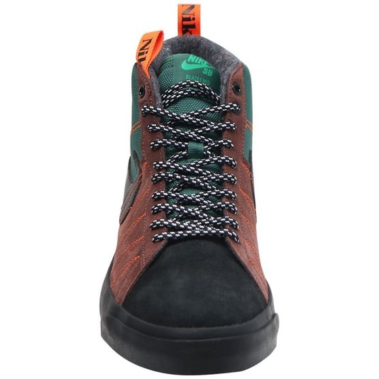Tênis Nike Sb Zoom Blazer Mid Prm Preto/Verde/Marrom